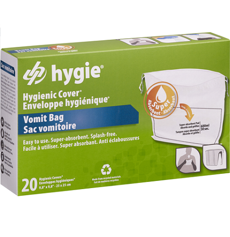 Hygienic Covers® Brechbeutel für Brech-Träger