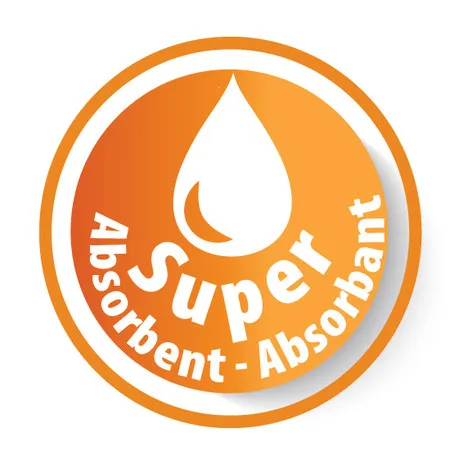 Siegel Super Absorbent der Hygienic Covers Beutel
