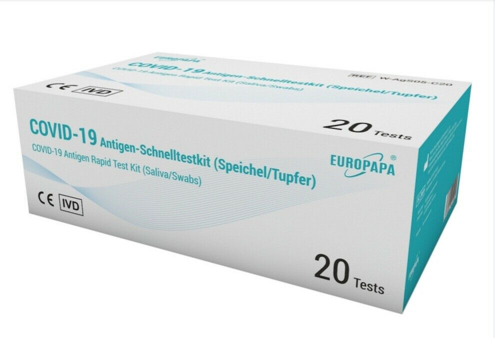 Europapa Covid-19 Antigen Schnelltest 4 in 1 BfArM Zulassung Europapa Covid-19 Antigen Schnelltest 4 in 1 BfArM Zulassung