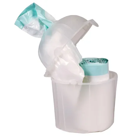 Hygienic Covers Spender für bis zu 20 Stuhlbeutel aus massivem Kunststoff
